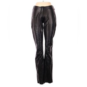 Bebe Buttery black genuine leather pants 6